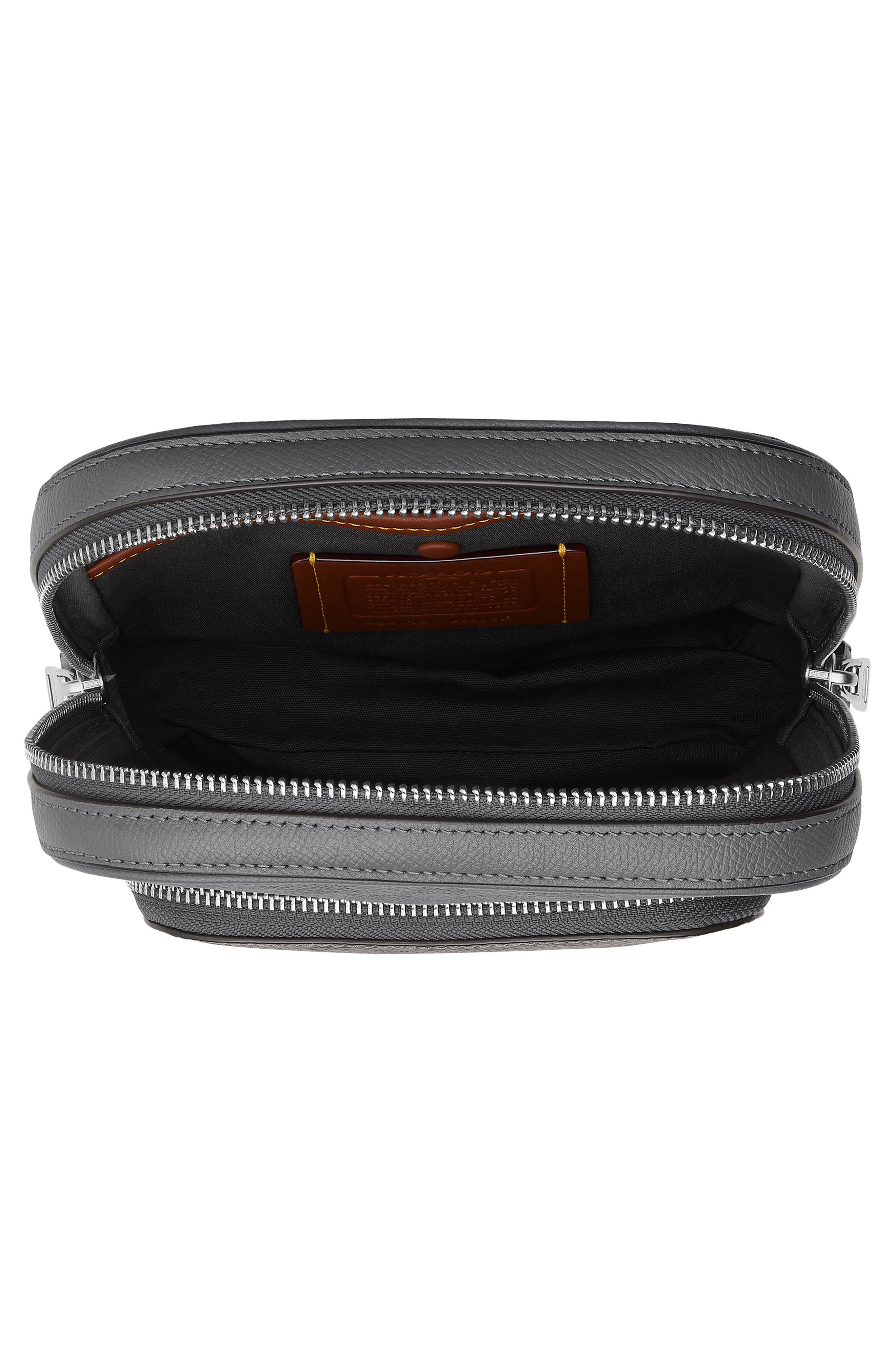 COACH Felix Signature Coated Canvas & Leather Sling Bag, Alternate, color, Grey Signature