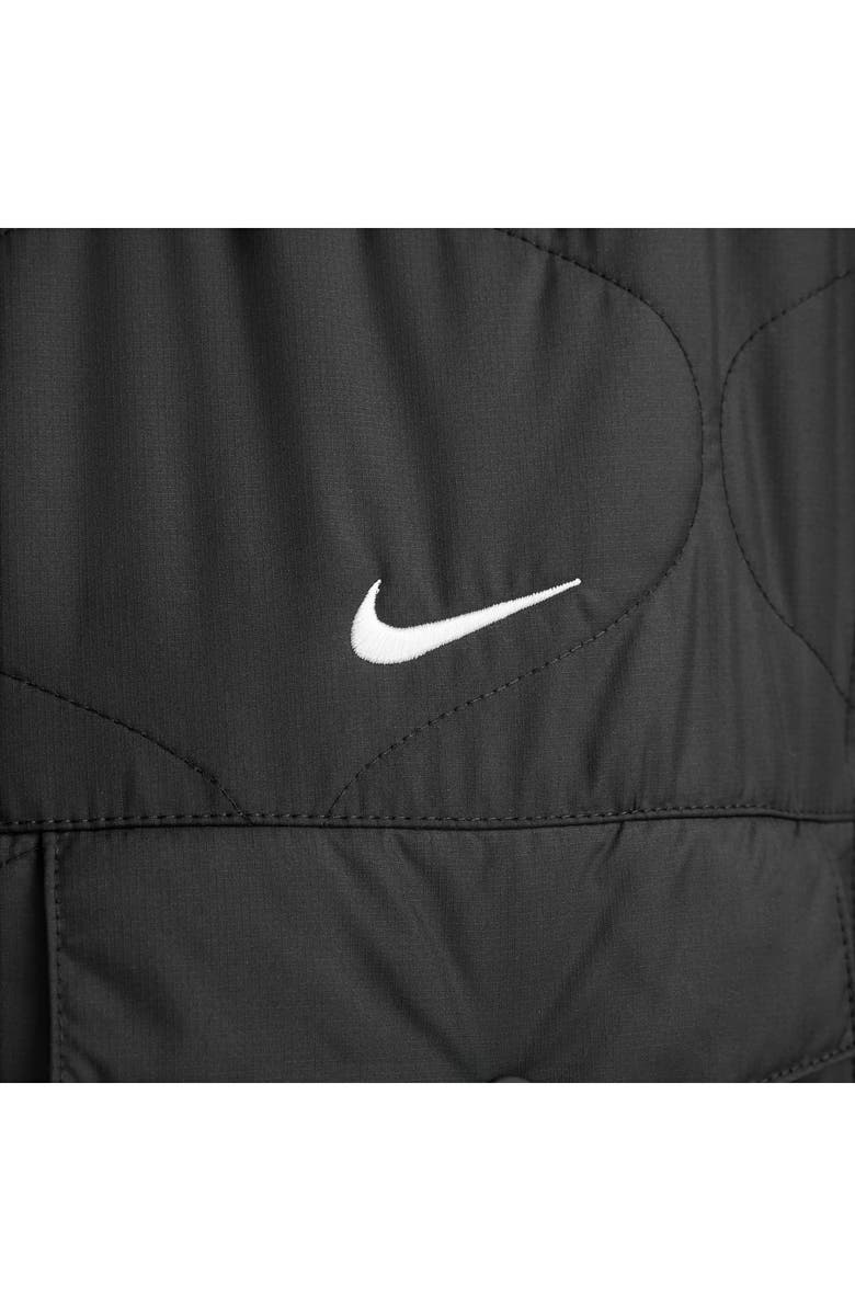 Nike Essential Onion Quilted Vest, Alternate, color, 010 Black/ White