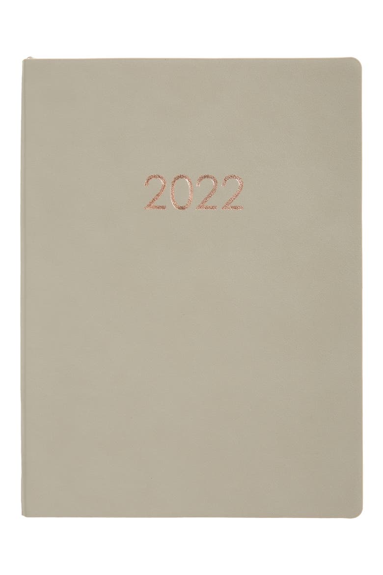 Chicago Avenue Fog Large 2021–2022 Planner, Main, color, GRAY