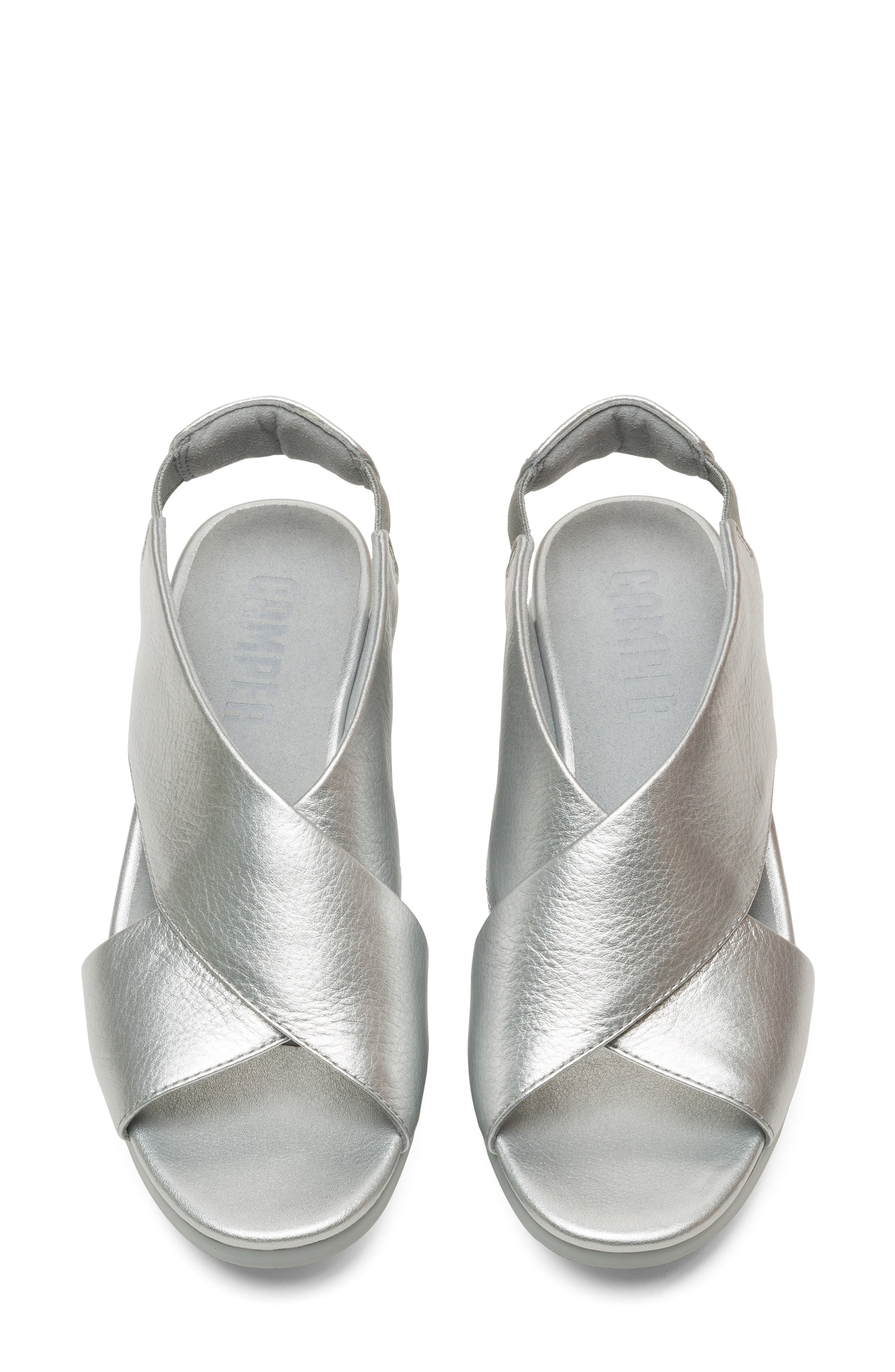 Camper Balloon Slingback Wedge Sandal, Alternate, color, 