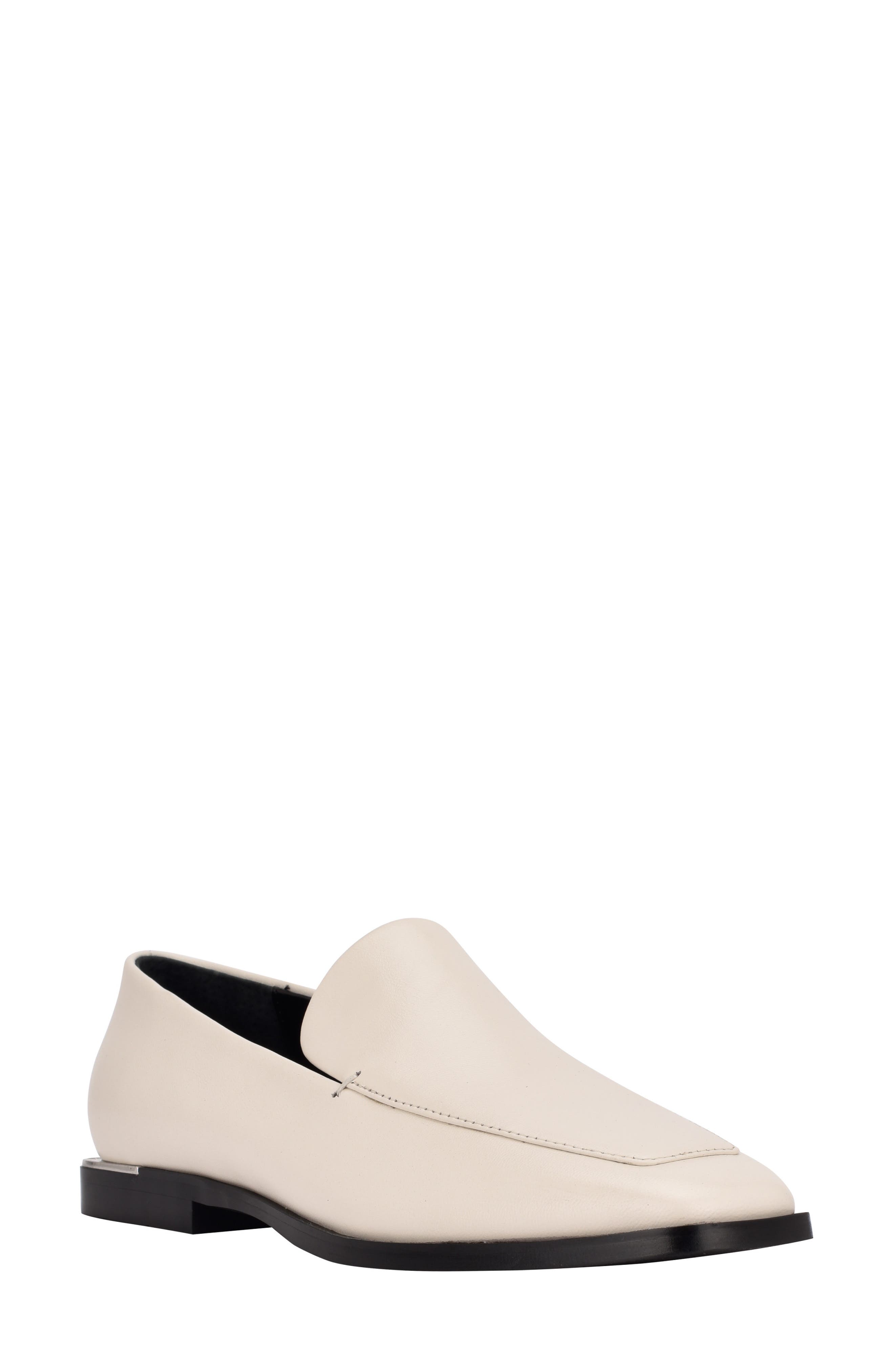 Hemmy Leather Loafer, Main, color, IVORY