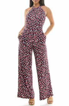Twisted Halter Neck Jumpsuit