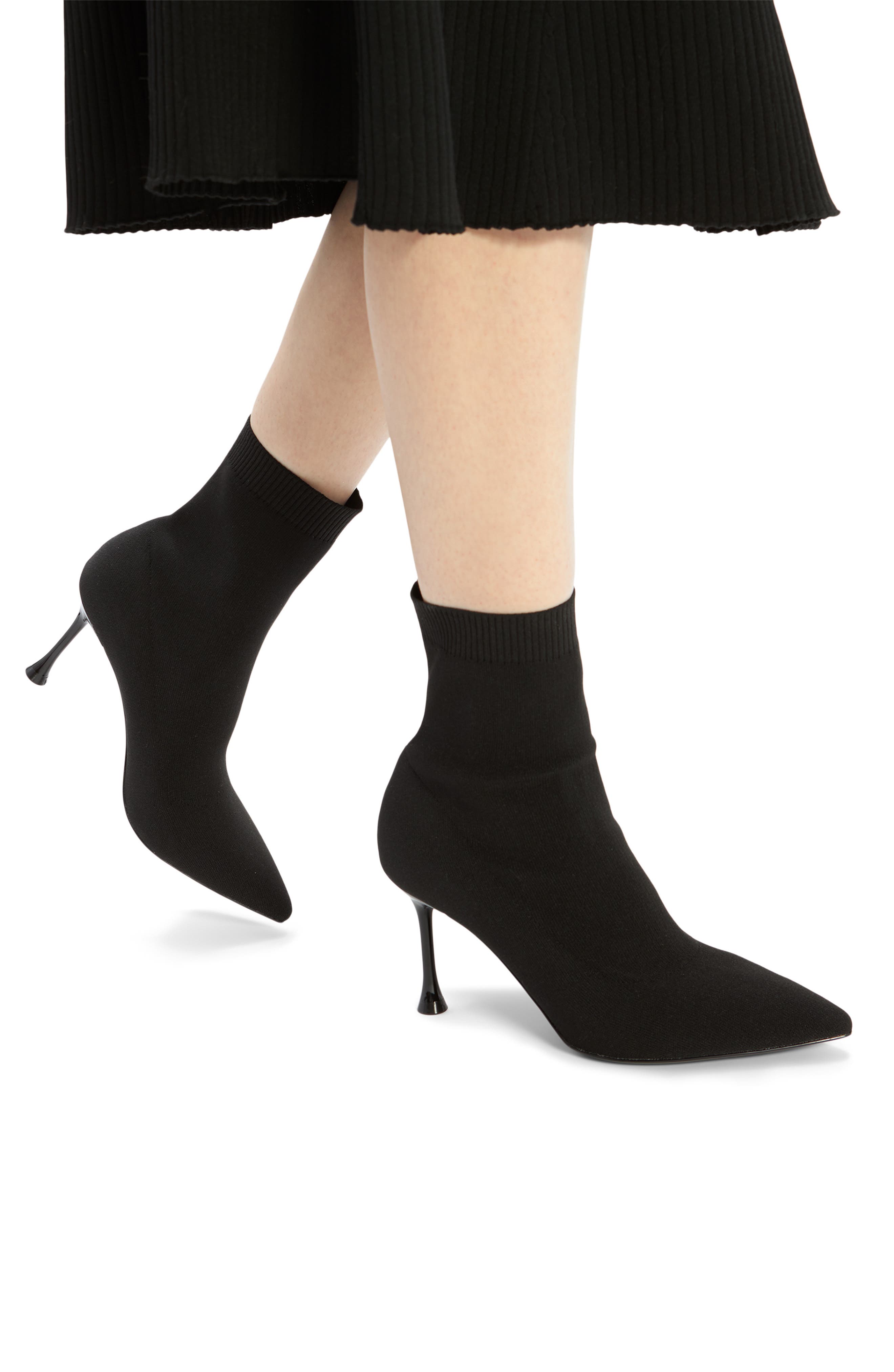 ALDO Phara Pointed Toe Sock Bootie, Alternate, color, 