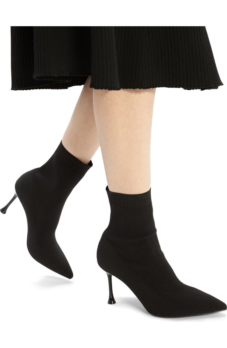 ALDO Phara Pointed Toe Sock Bootie, Alternate, color,