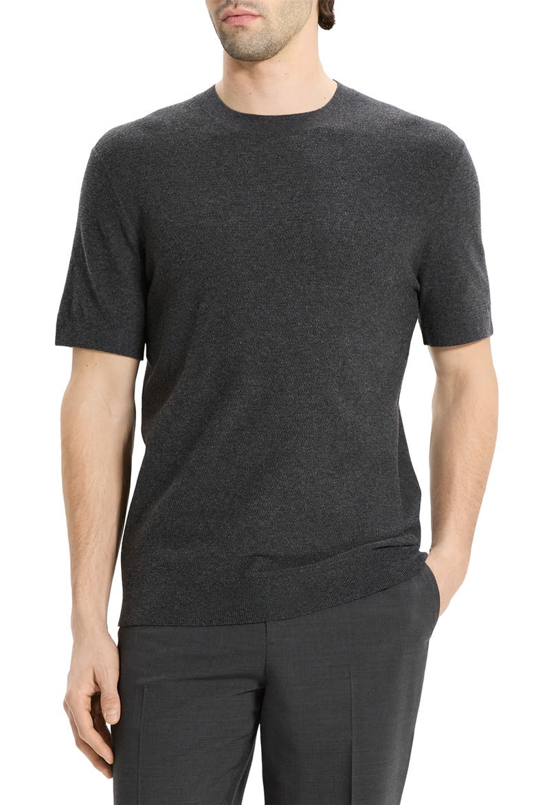 Soris T-Light Crewneck T-Shirt, Main, color, CHARCOAL MELANGE