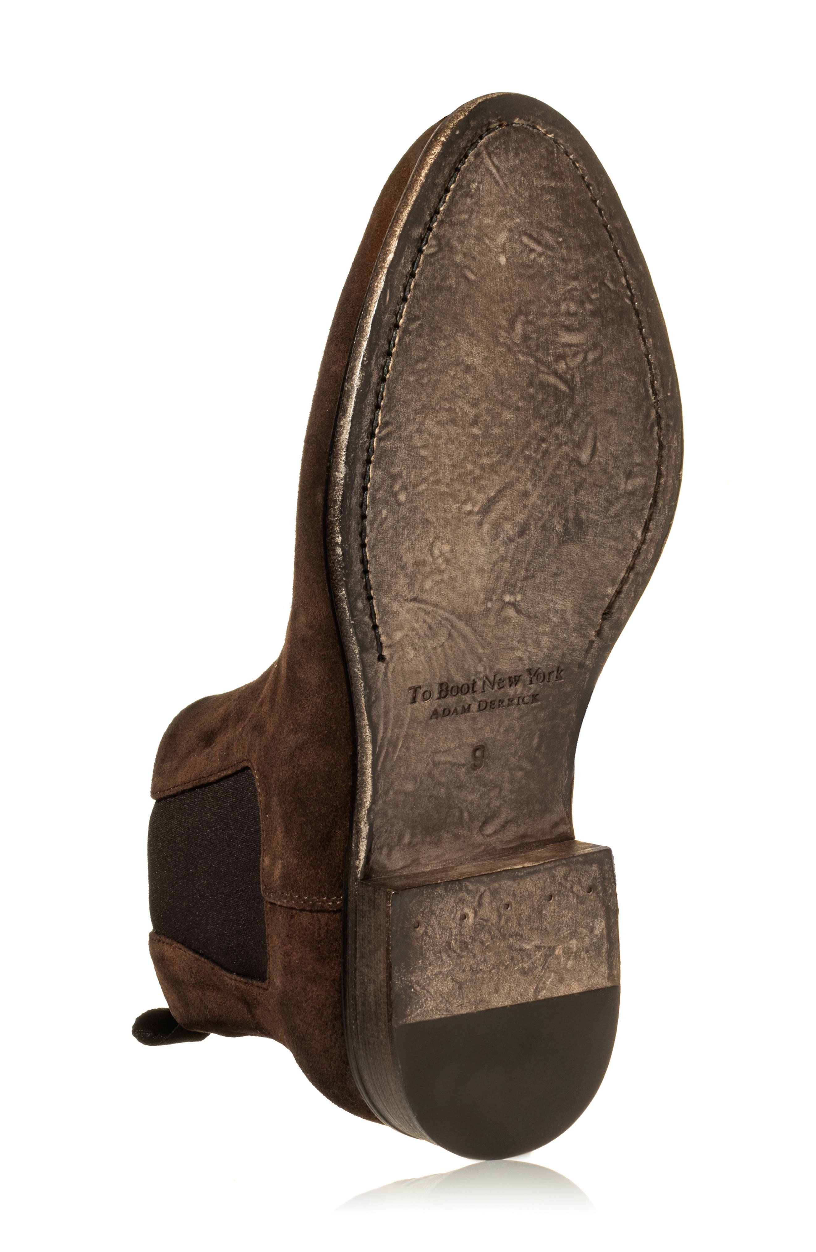 Ike Chelsea Boot, Alternate, color, BROWN SUEDE