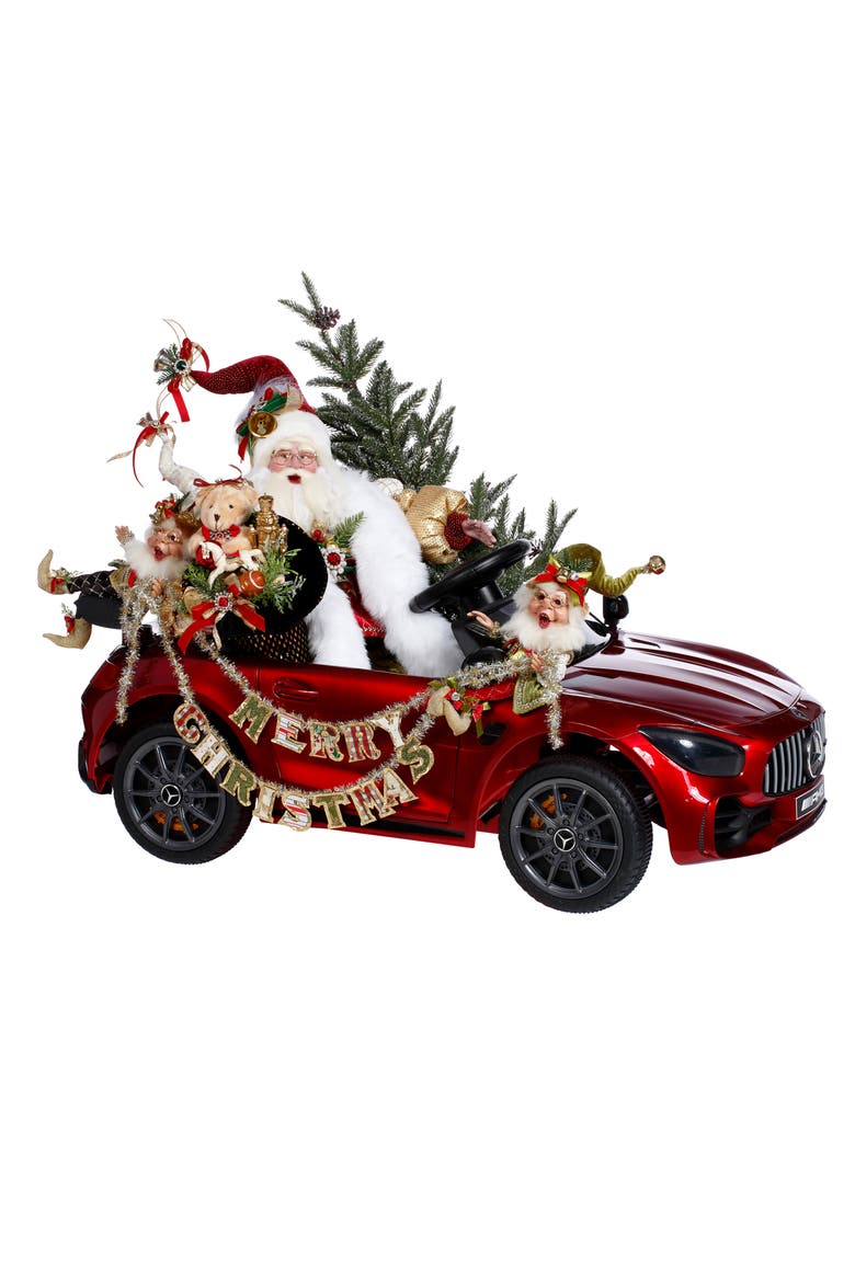 Santa's Hot Rod, Main, color, Red