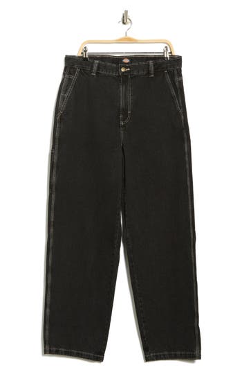 Dickies Madison Baggy Fit Denim Pant In Black