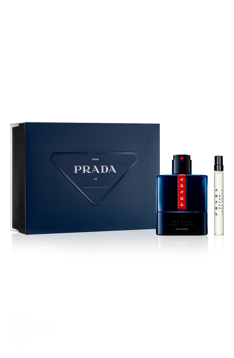 Prada Luna Rossa Ocean Eau de Parfum Gift Set $175 Value, Main, color, 