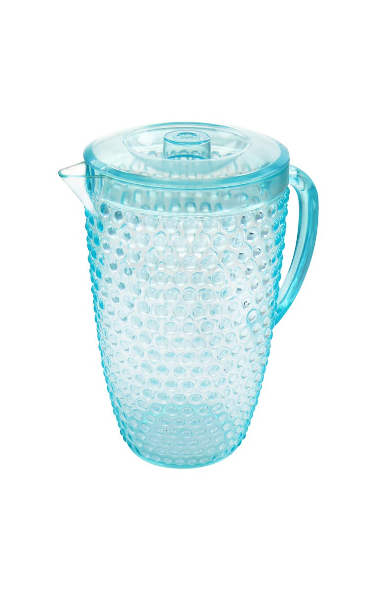 Gibson Home Malone 5 Piece Plastic Pitcher and Tumbler Set, Alternate, color, Clear