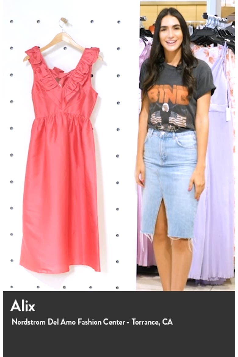 Taffeta A-Line Dress video