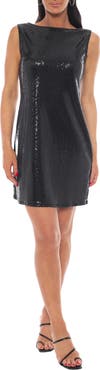 TASH AND SOPHIE Sequin Cocktail Sheath Dress