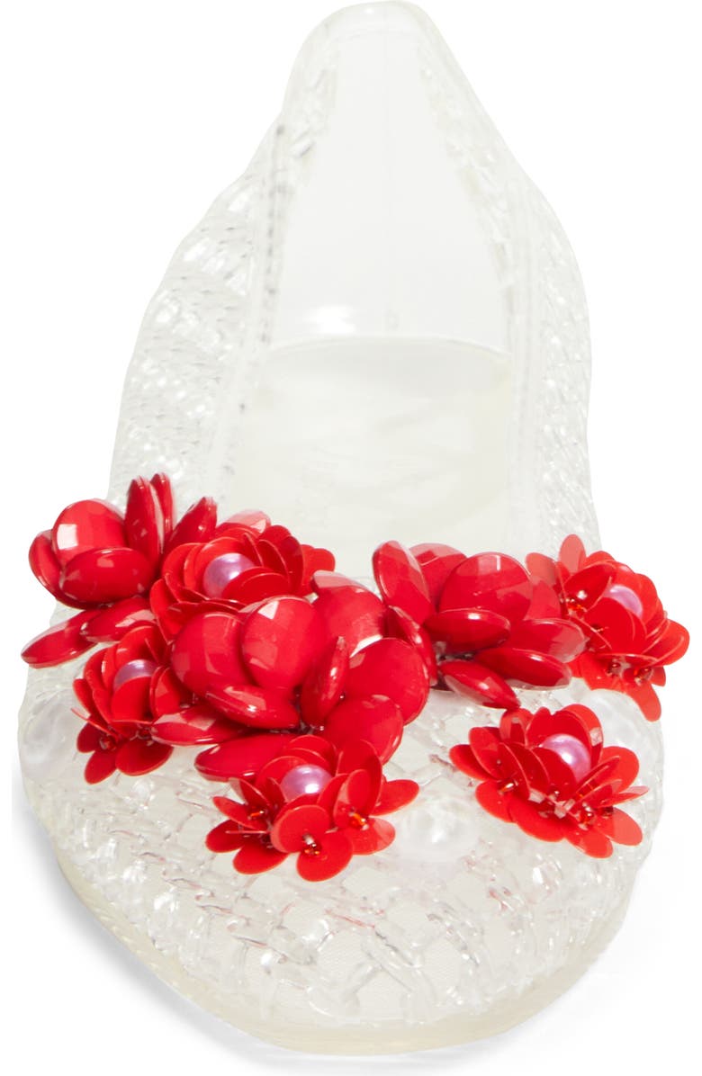 HEAVENLY JELLY Nova Jelly Ballet Flat, Alternate, color, Clear