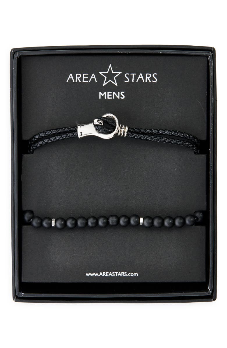 AREA STARS Men's 2-Pack Assorted Bracelets, Main, color,