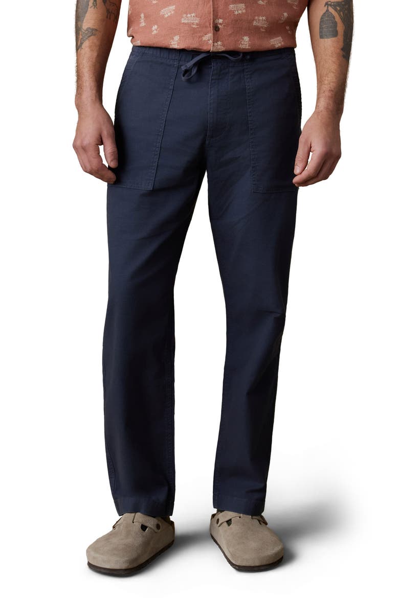 Dune Drawstring Utility Pants, Main, color, BLUE NIGHTS