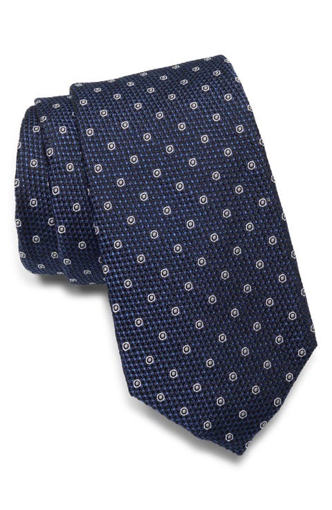 Harmon Dot Silk Jacquard Tie