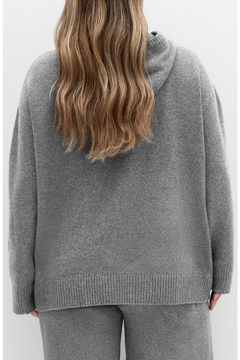 Ally Sweater Hoodie, Alternate, color, GREY