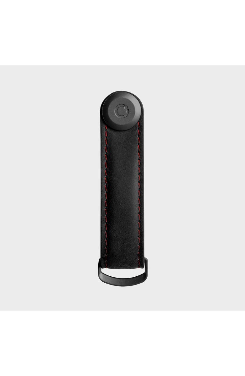 Orbitkey CrazyHorse Leather Key Organiser, Alternate, color, Obsidian