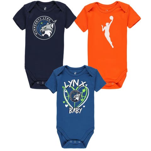 Infant Outerstuff  Minnesota Lynx Slide Home 3-Piece Creeper Set