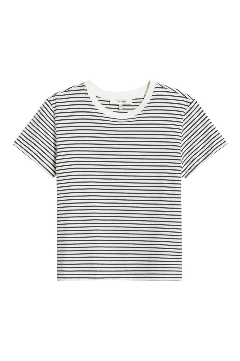 The Stripe Baby Tee, Alternate, color, NAVY MULTI