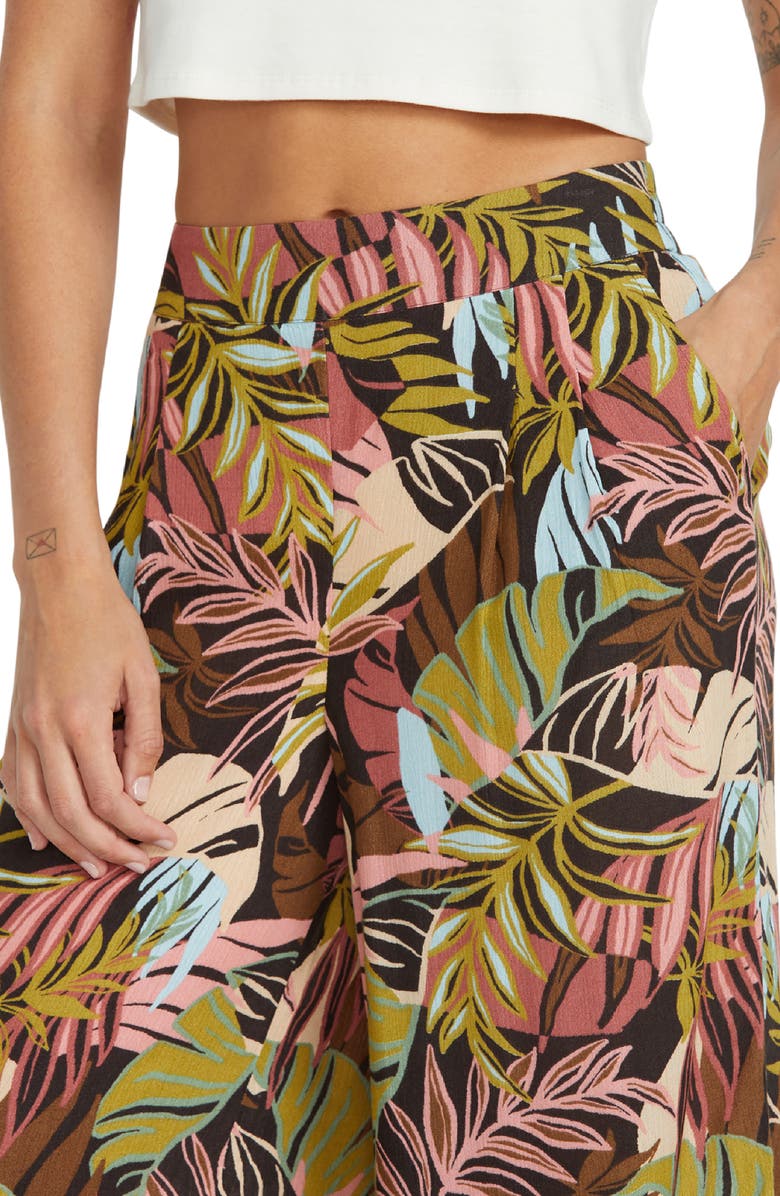 Volcom Jungle Luv Wide Leg Pants, Alternate, color, 