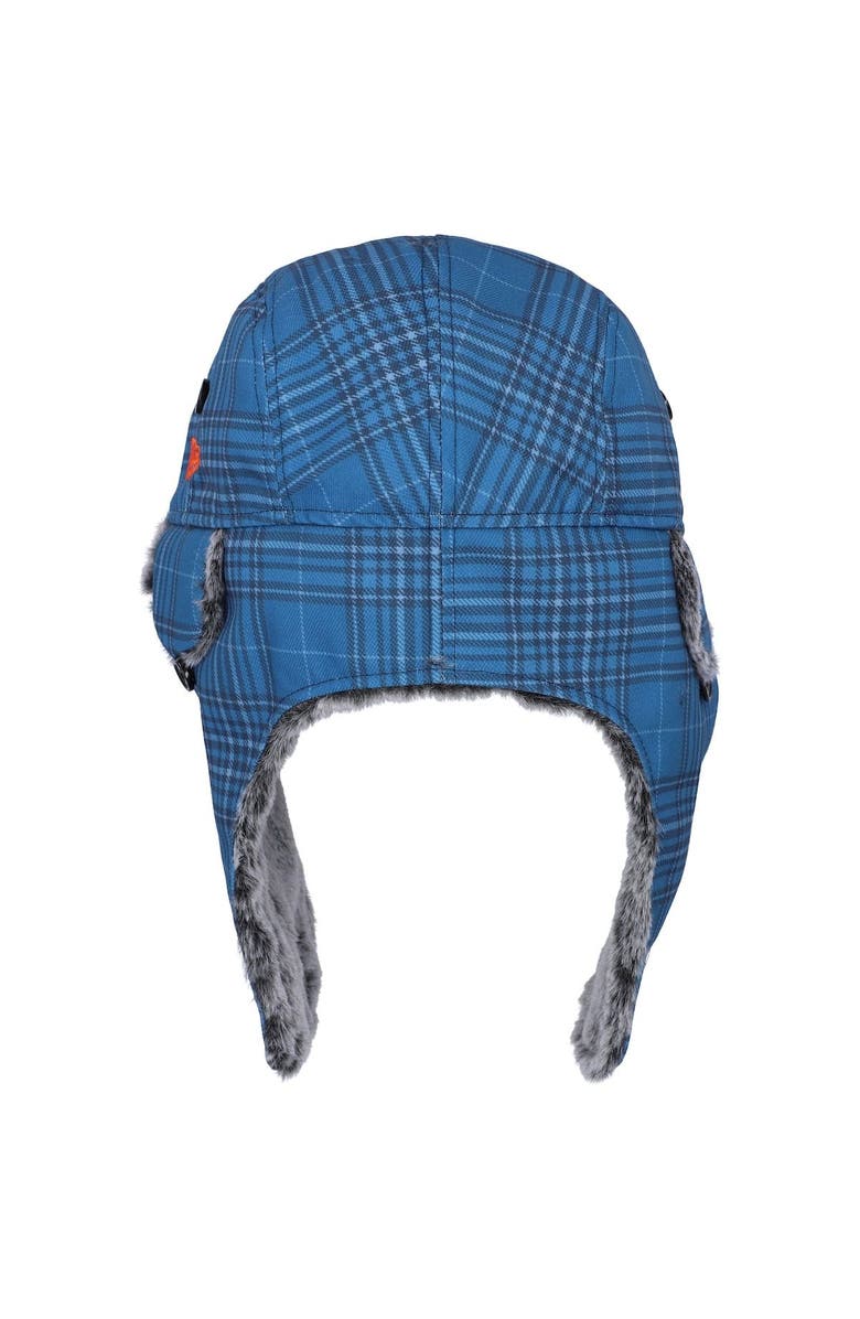 New Era Men's New Era Navy Chicago Bears Plaid Trapper Hat, Alternate, color, 