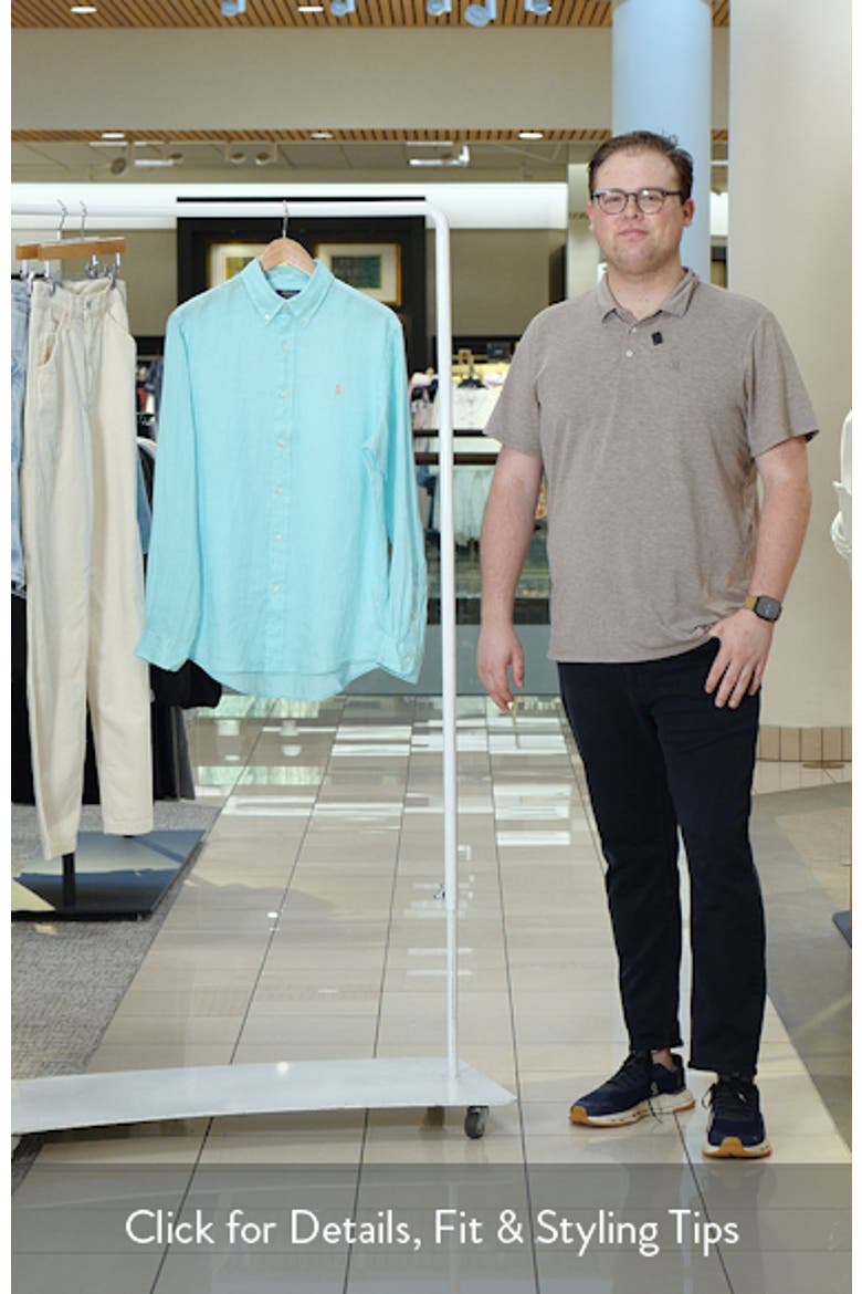 Classic Fit Linen Button-Down Shirt video