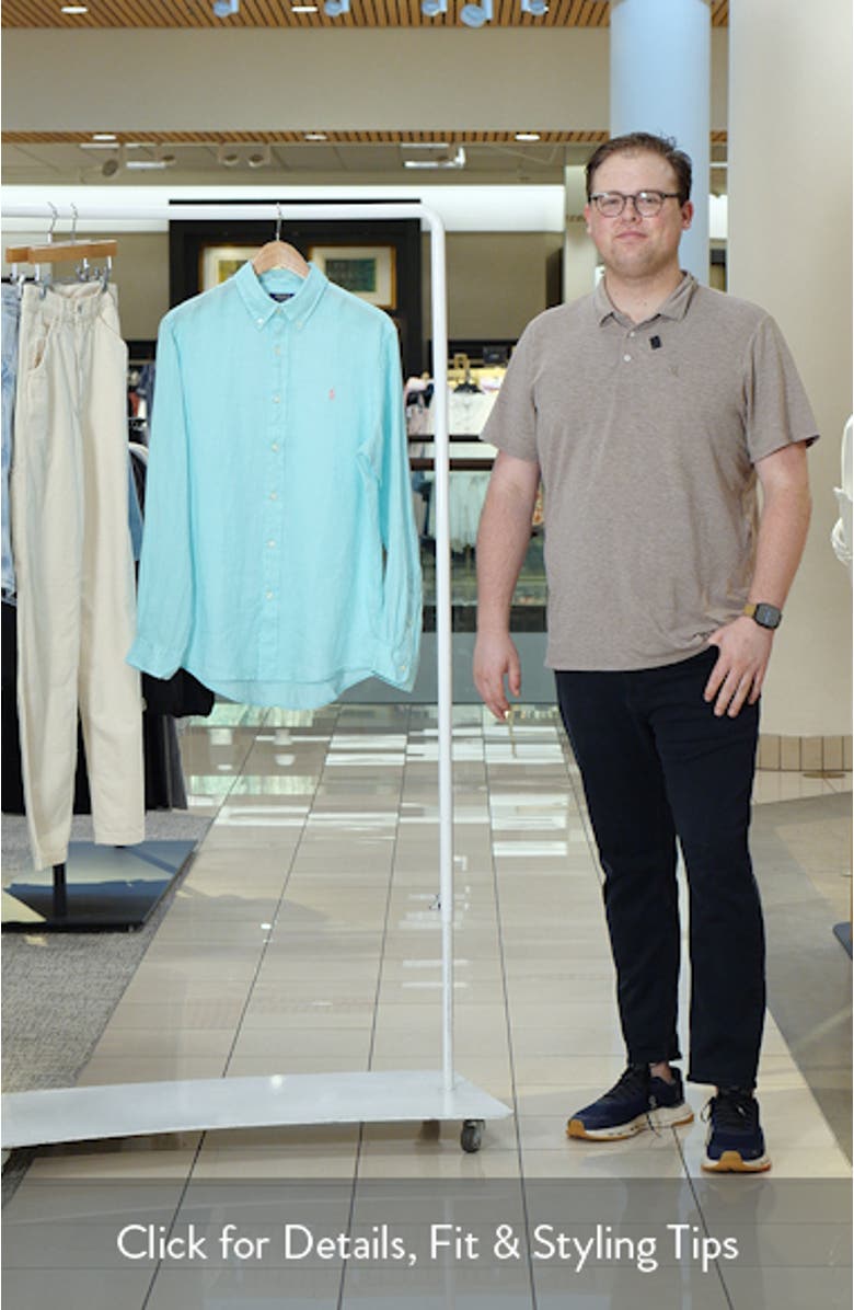 Classic Fit Linen Button-Down Shirt, sales video thumbnail