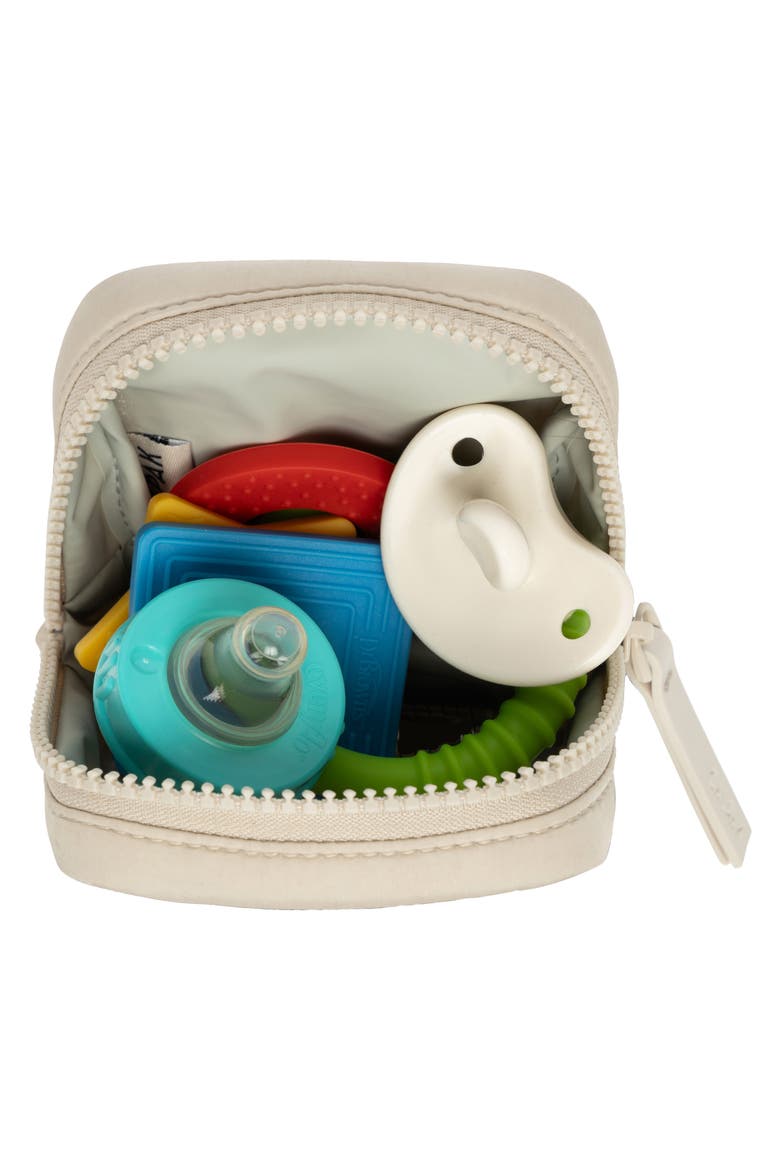 Pacifier Pouch, Alternate, color, OATMEAL