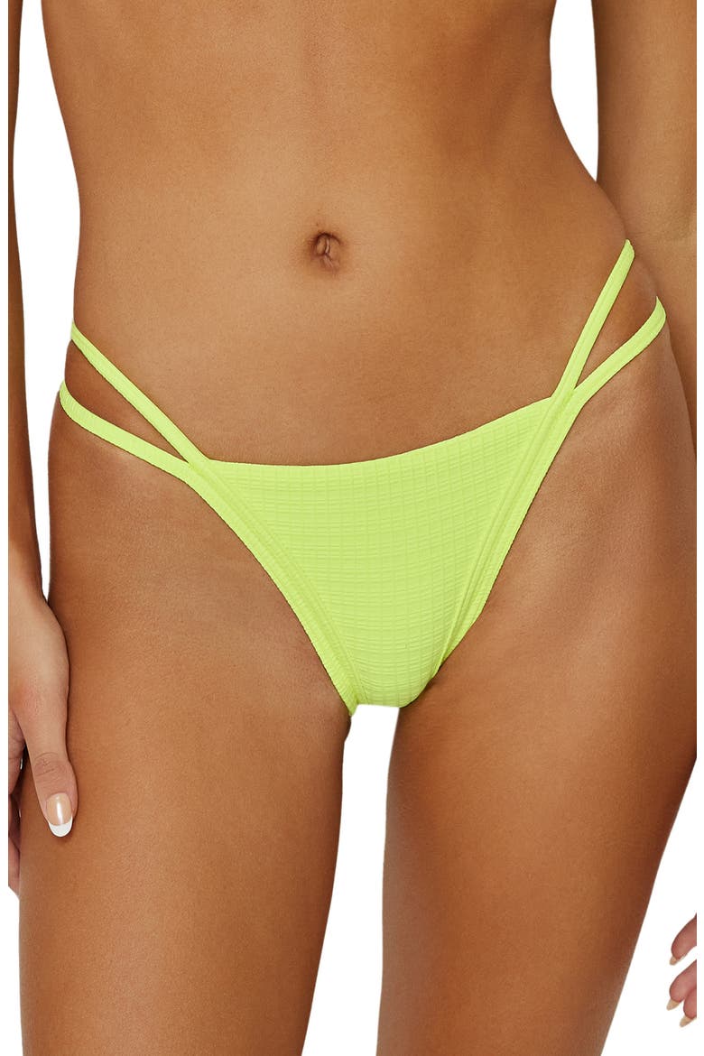 Strappy Swim Bottoms, Main, color, POMELO