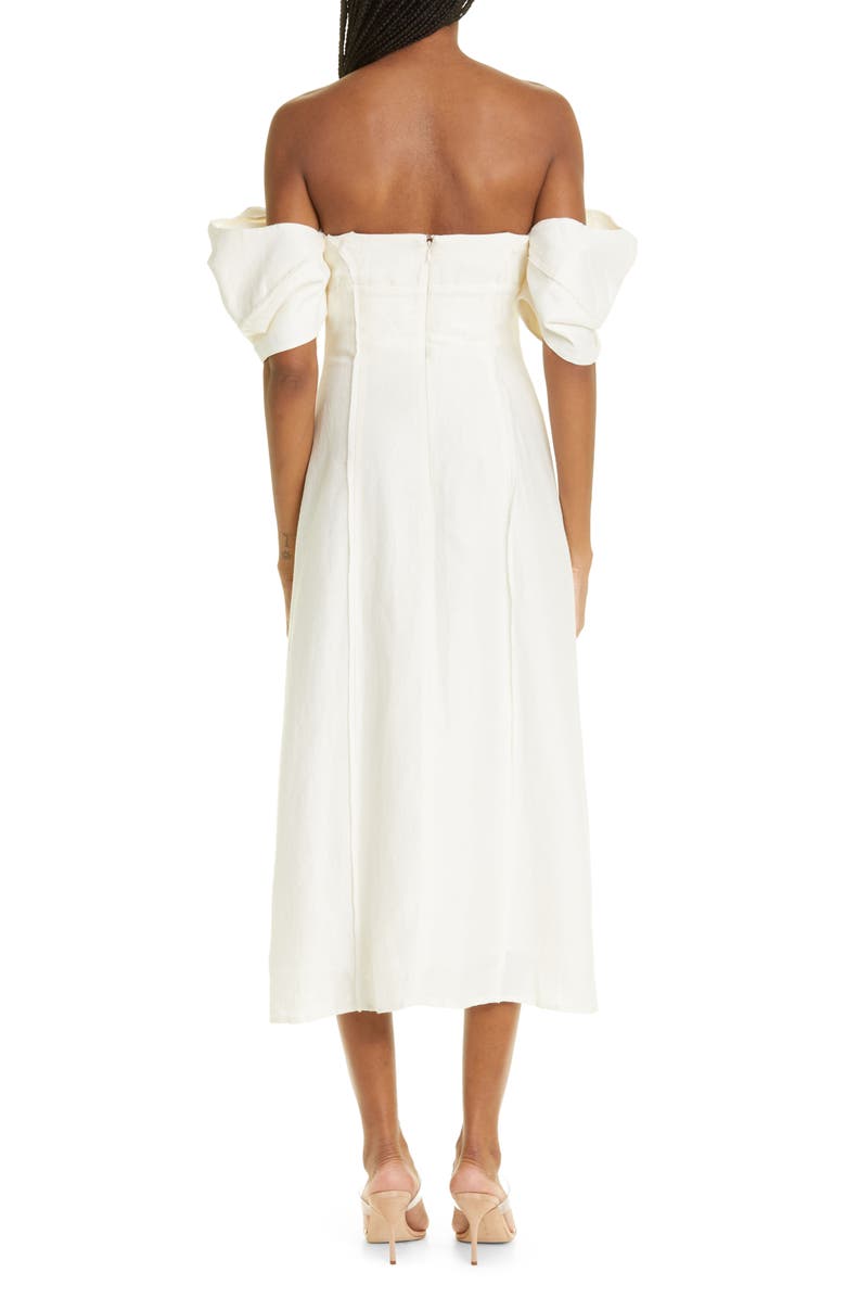 Cult Gaia Muna Off the Shoulder Dress, Alternate, color,