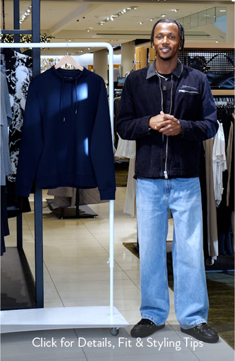 Drayton Crossover Mock Neck Sweatshirt, sales video thumbnail