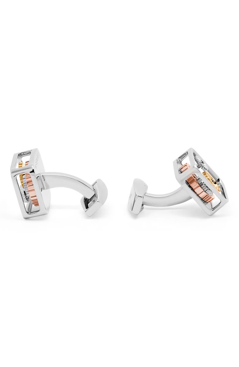 Tateossian Plated Gear Cuff Links, Alternate, color, 