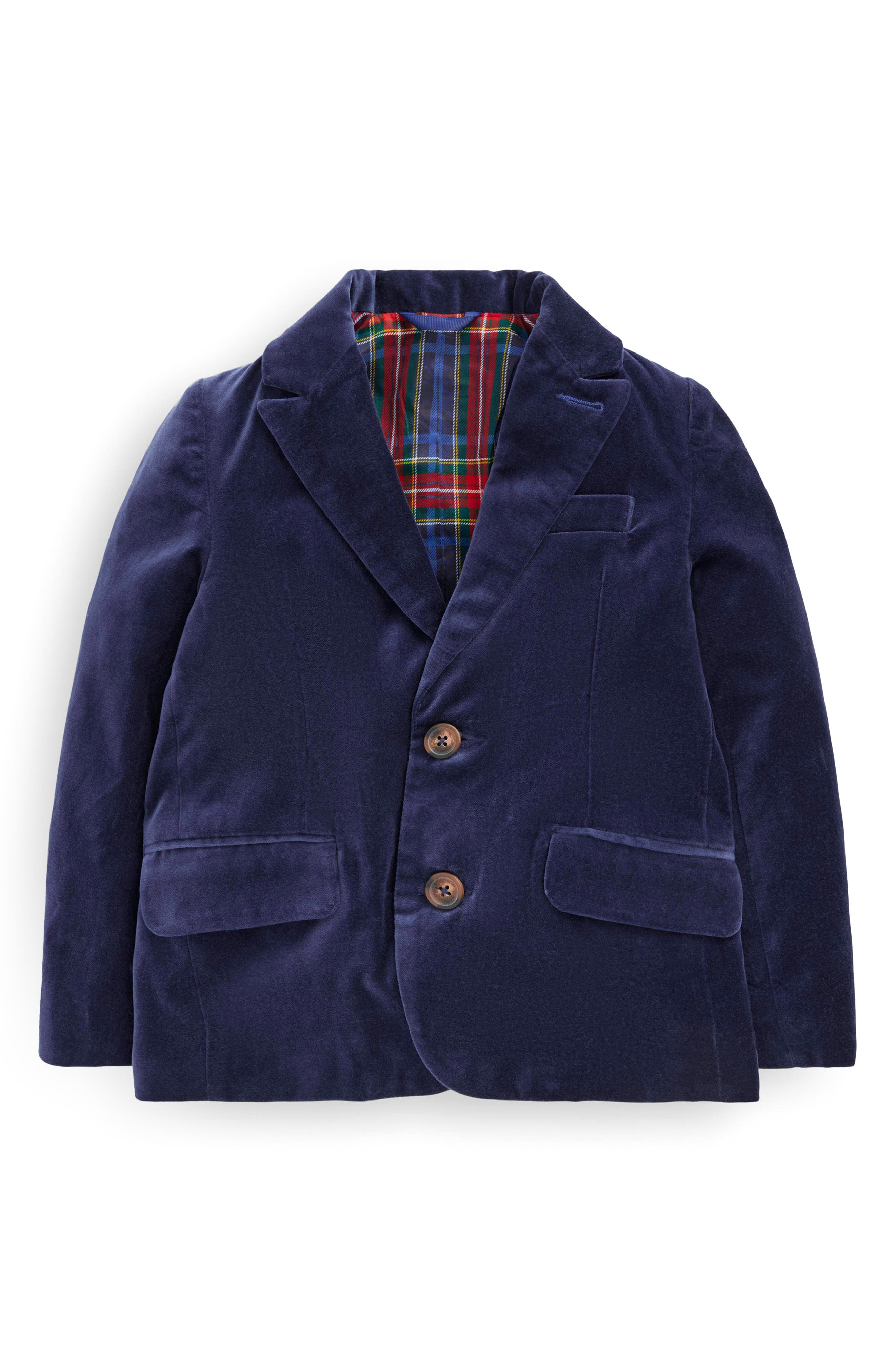 Mini Boden Kids' Velvet Blazer