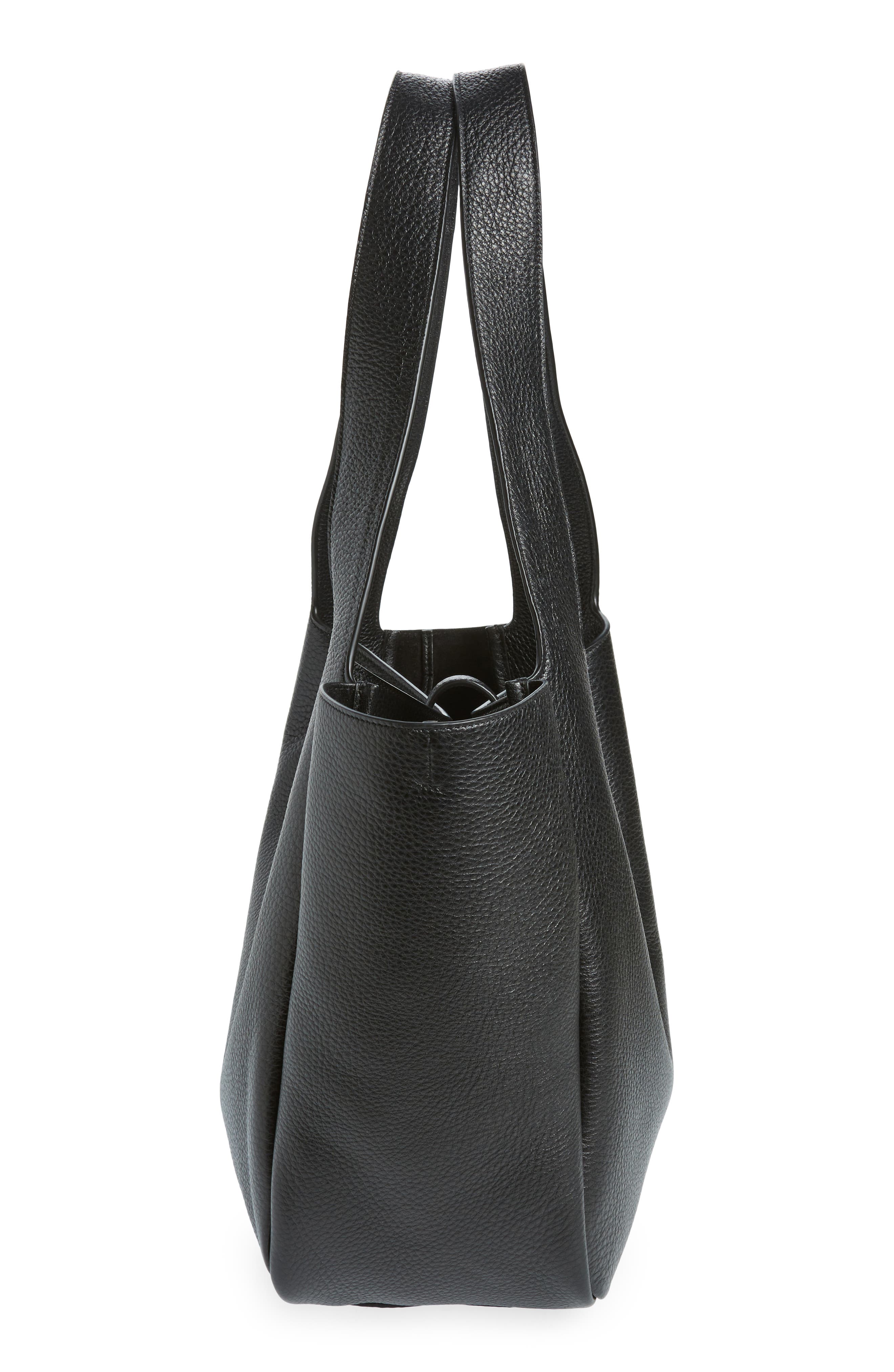 Saint Laurent Bea Deerskin Leather Tote, Alternate, color, 