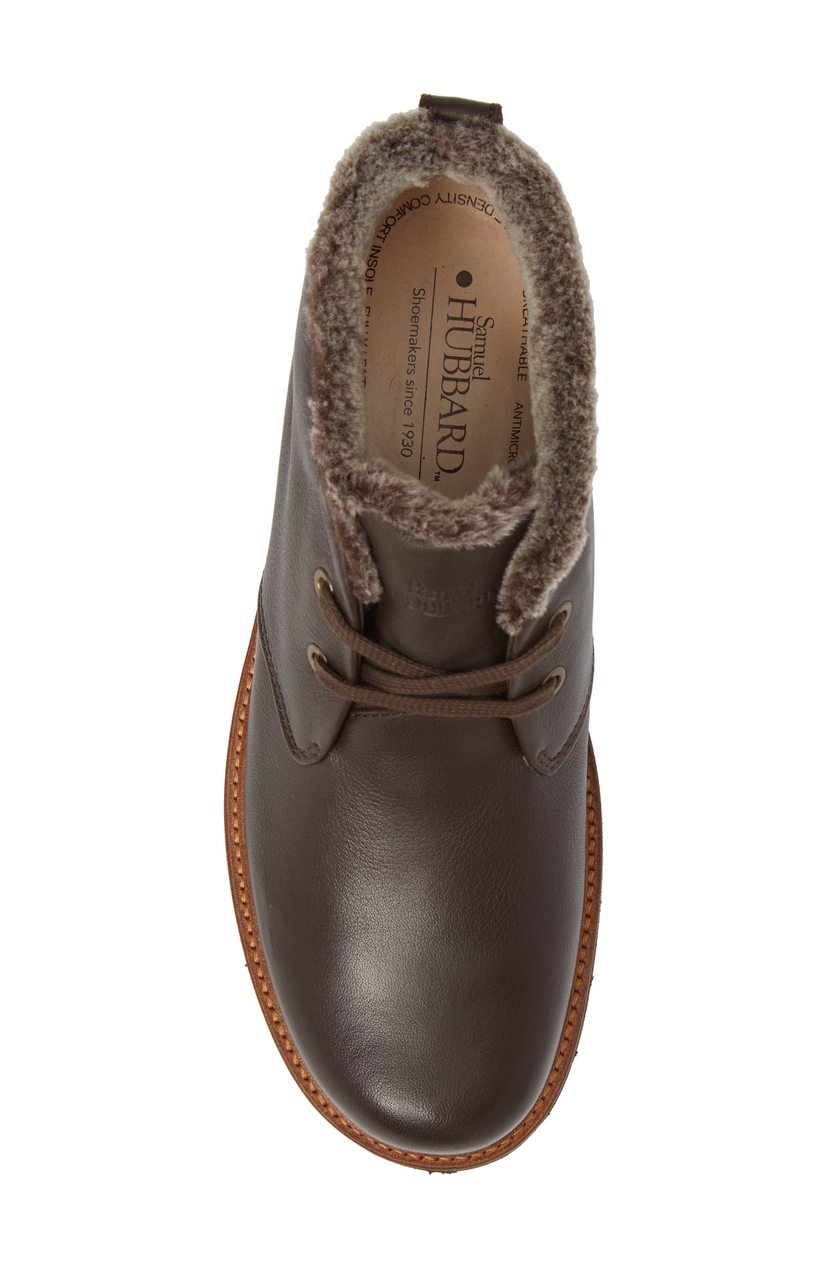 Samuel Hubbard Winter's Day Waterproof Gore-Tex<sup>®</sup> Genuine Shearling Lined Chukka Boot, Alternate, color, 