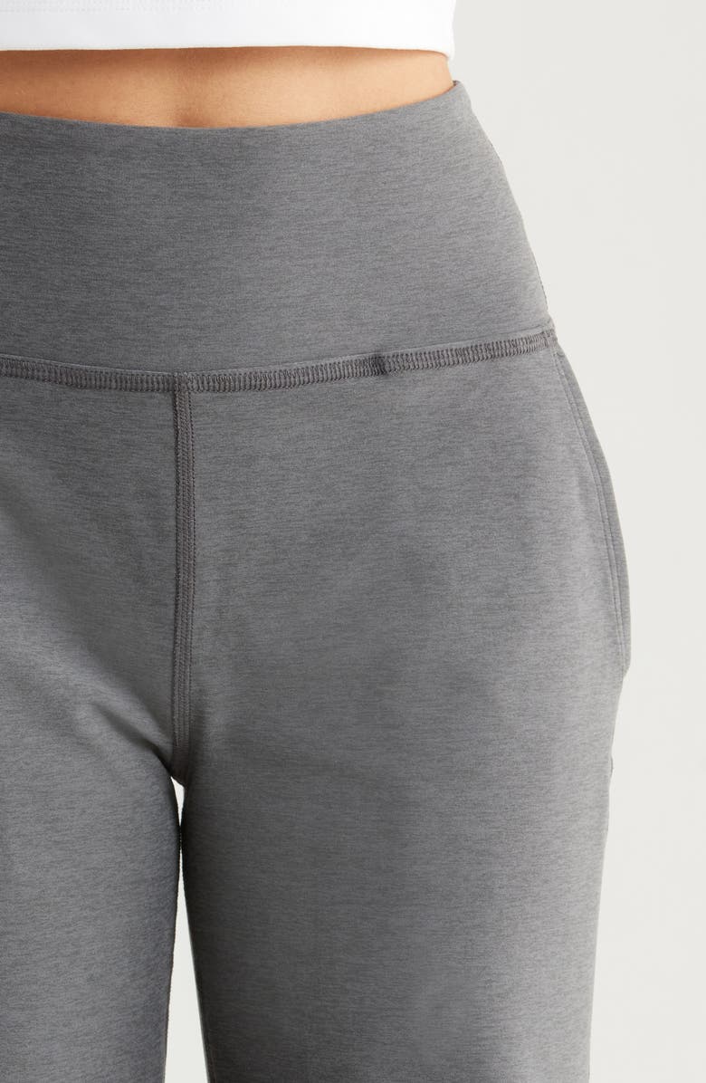 Beyond Yoga Space Dye Wide Leg Pants, Alternate, color, True Gray Heather