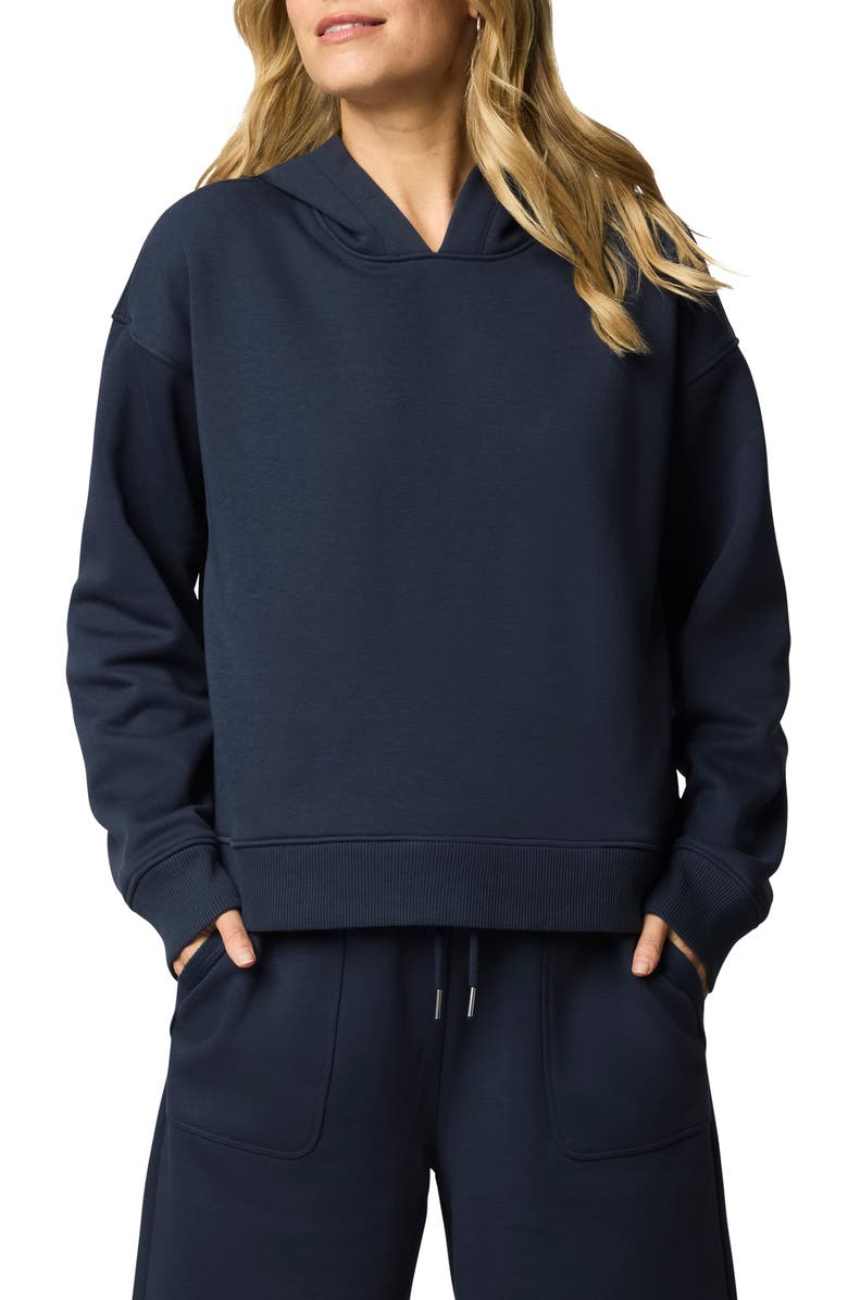 Splendid Goldie Hoodie, Main, color, Navy Blue