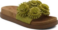 Charles David Palms Platform Slide Sandal
