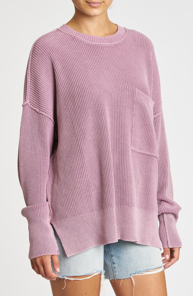 Pistola Darya Cotton Crewneck Sweater, Alternate, color, 