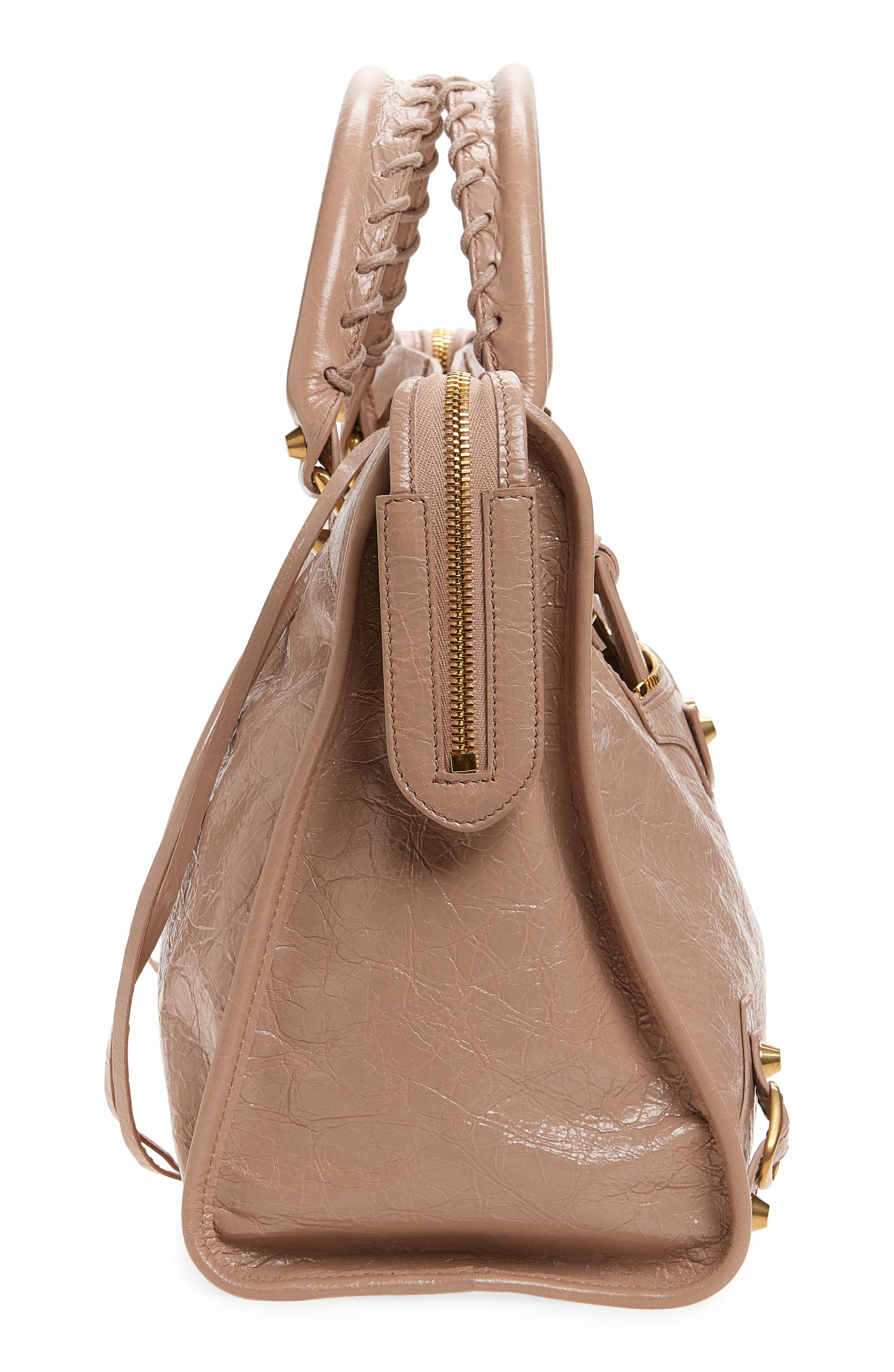 Balenciaga Medium Le City Arena Leather Tote, Alternate, color, 5833 Blush
