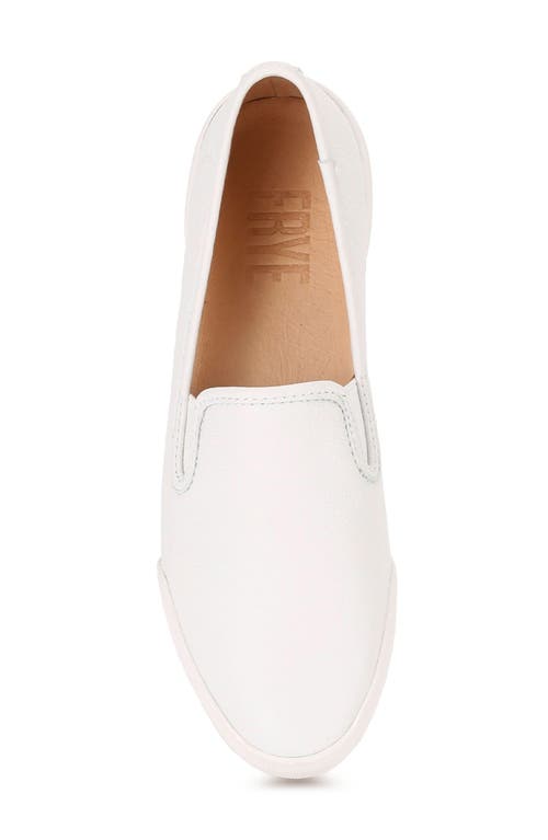 Frye Mia Slip-on Sneaker In White