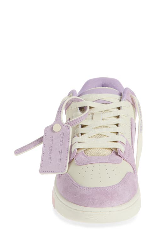 Off-white Out Of Office Sneakers In Lavander - Ivory