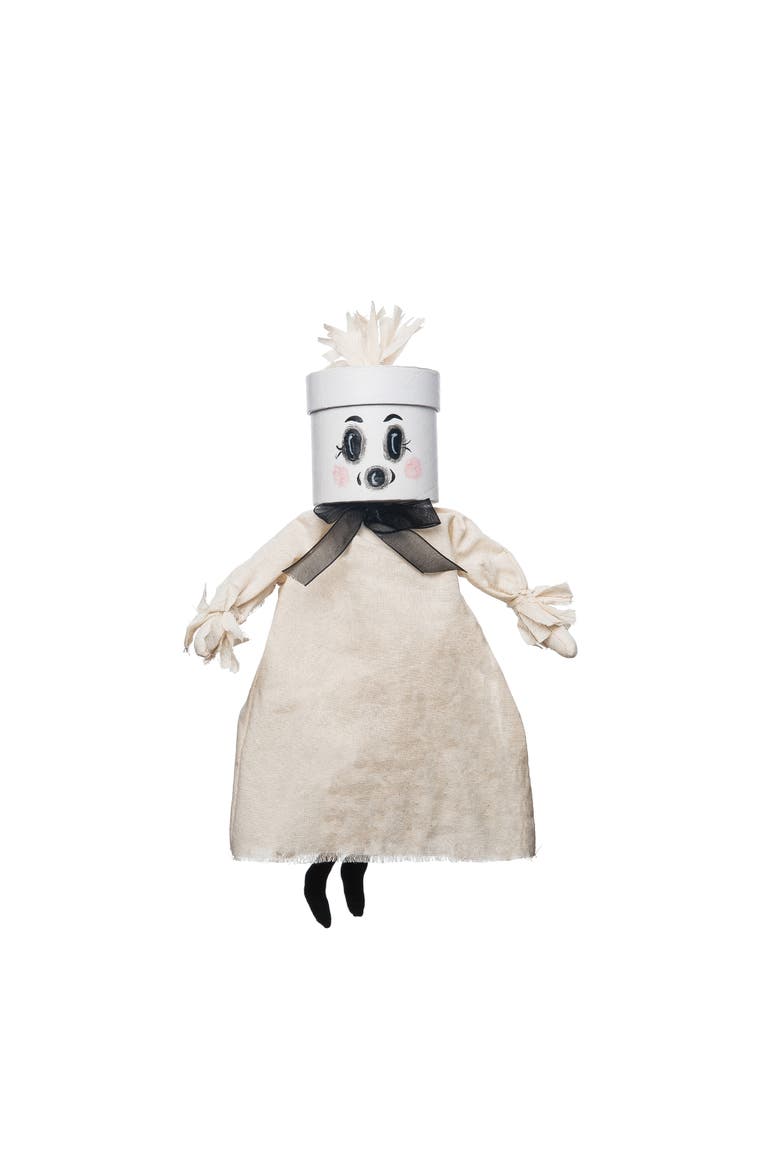 Ambrose Ghost Halloween Joe Spencer Gathered Traditions Figurine, Main, color, White