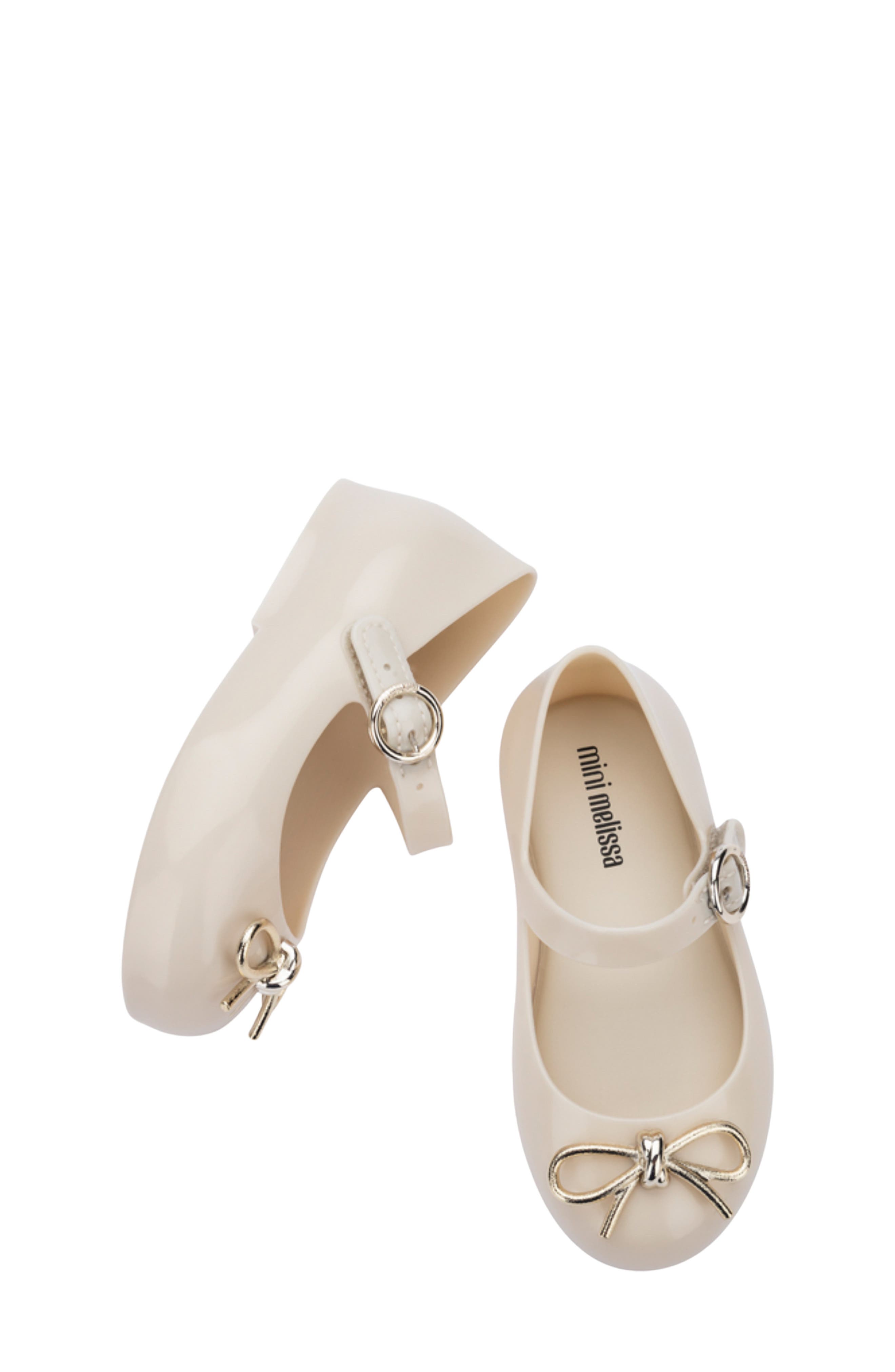 Kids' Sweet Love Chrome Mary Jane, Alternate, color, BEIGE/ GOLD