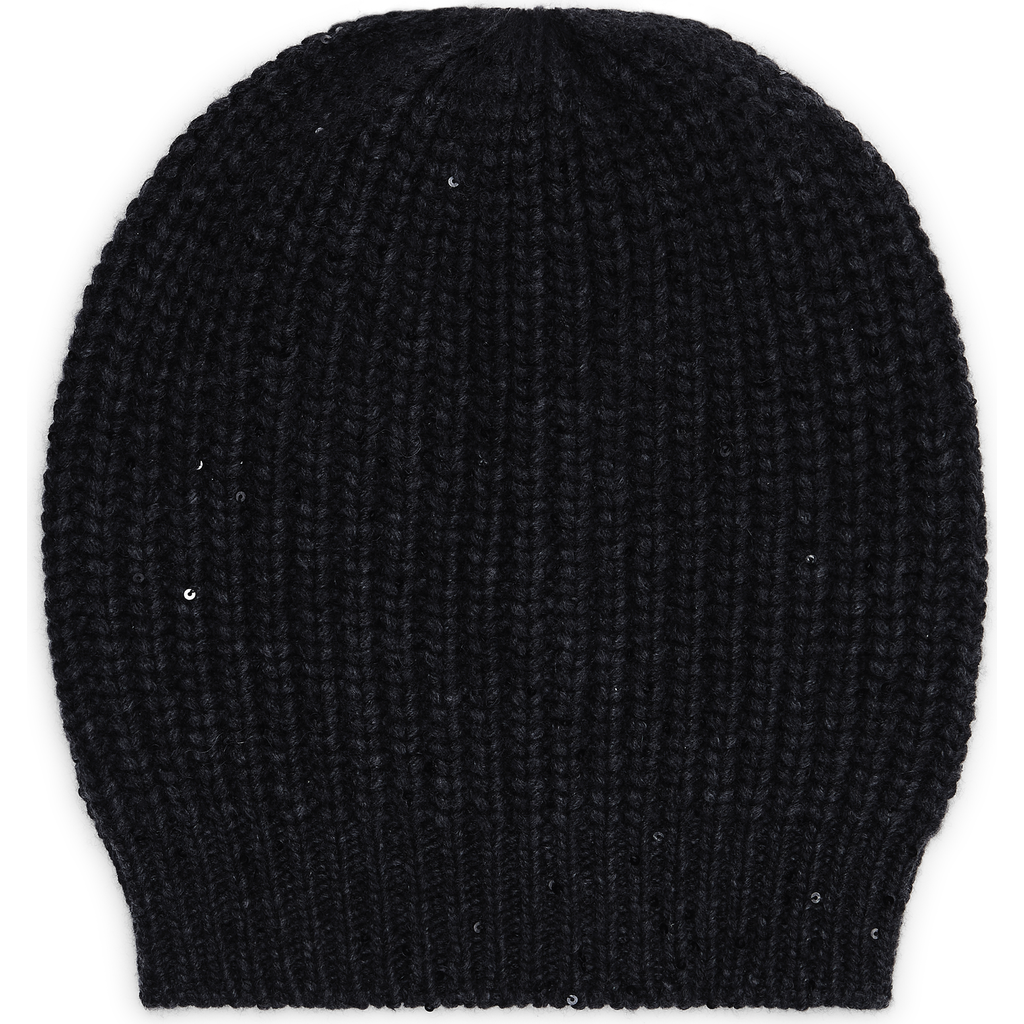 Brunello Cucinelli Cashmere And Silk Beanie In Lignite Grey