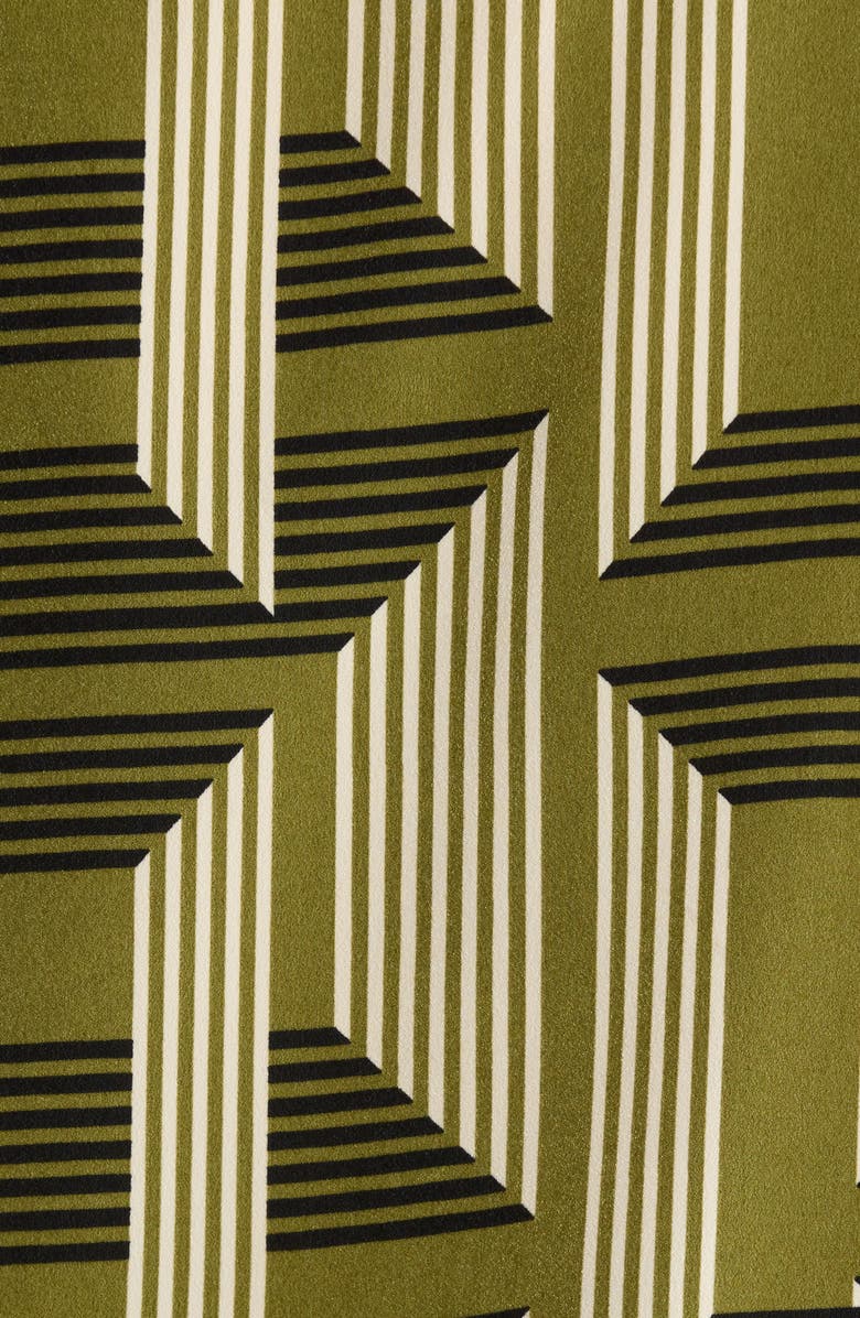 Anne Klein Printed Bateau Neck Top, Alternate, color, Bay Leaf Multi