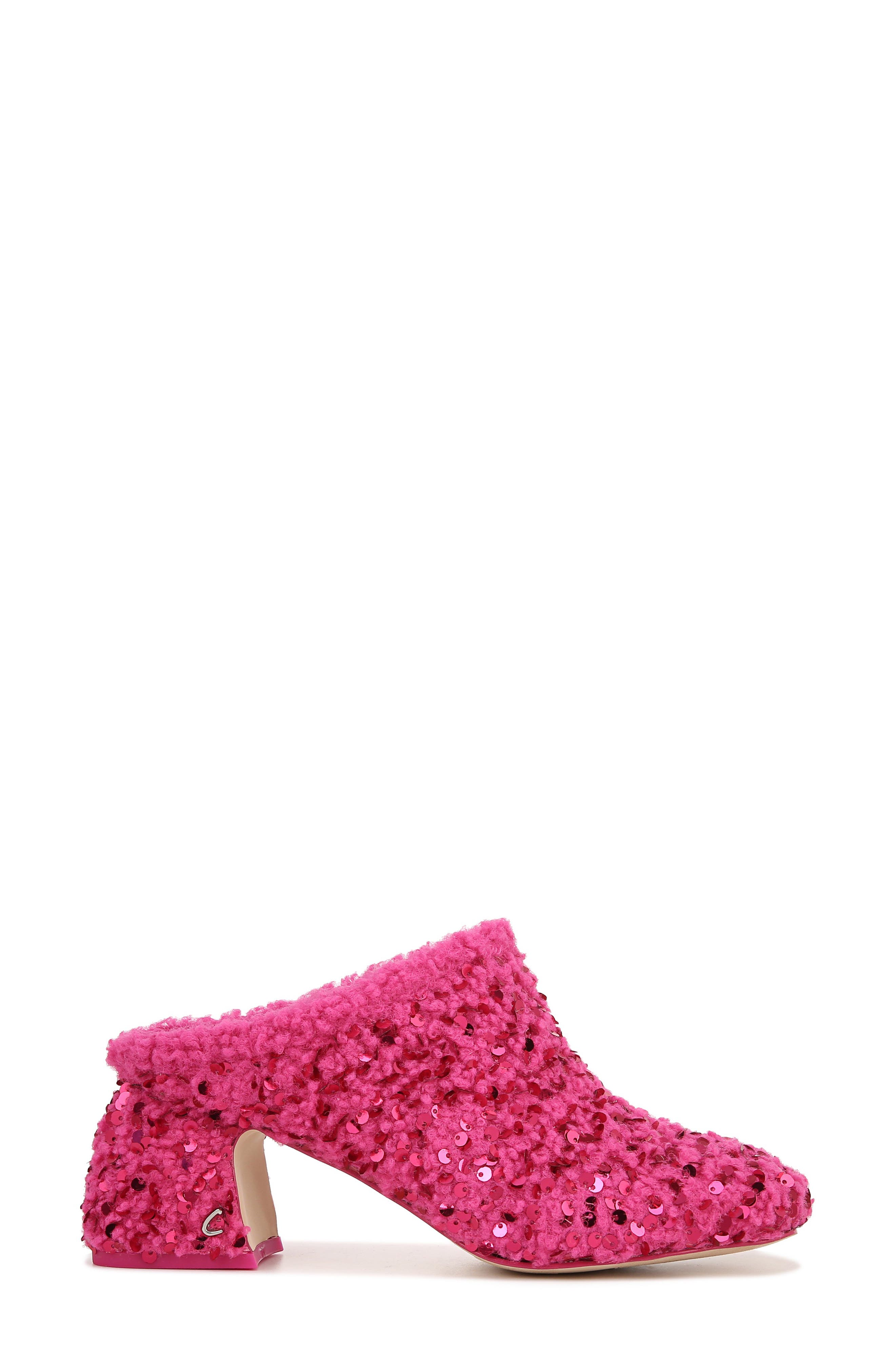 Circus NY by Sam Edelman Orin Sequin Mule, Alternate, color, Pink Peacock