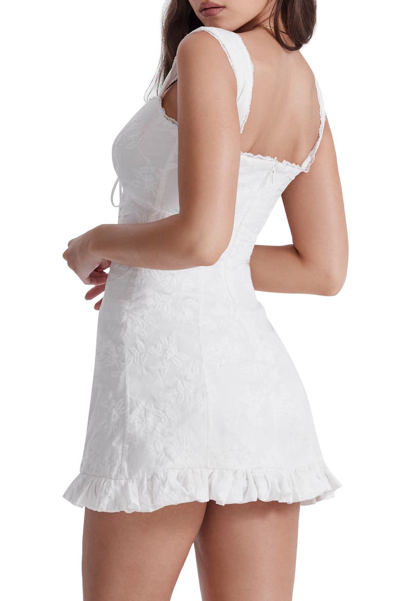 Odessa Embroidered Dress, Alternate, color, WHITE