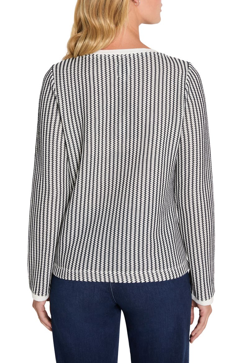 Zigag Knit Top, Alternate, color, INDIGO MULTI